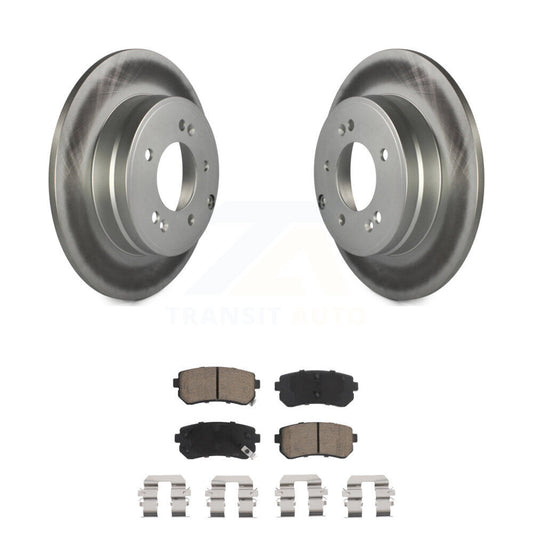 Coated Disc Rotors and Ceramic Brake Pads Kit-KGC-101728 - Kit.bestparts.ca