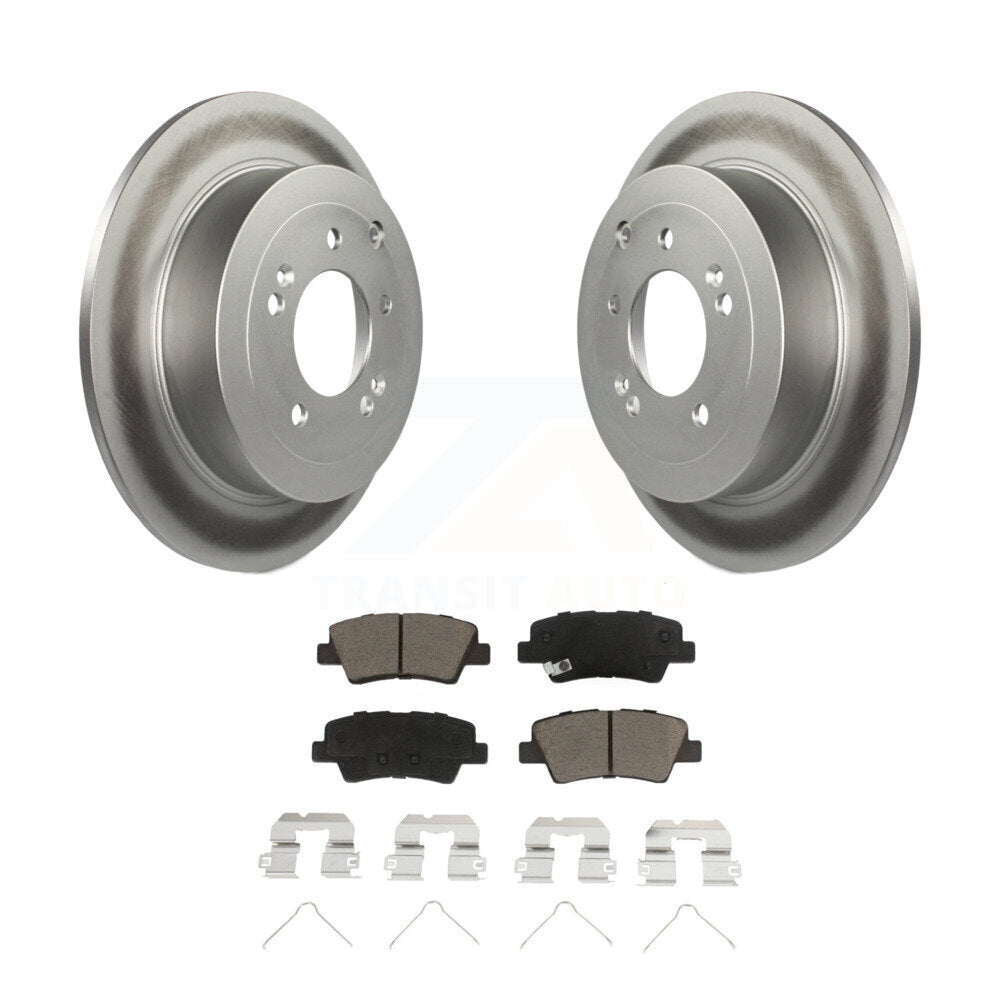 Coated Disc Rotors and Ceramic Brake Pads Kit-KGC-101730 - Kit.bestparts.ca