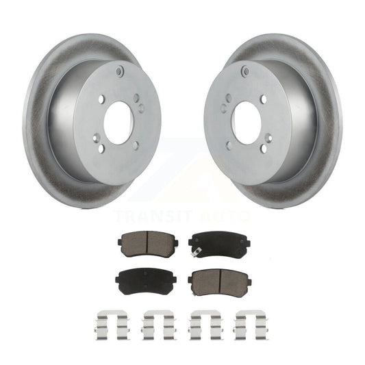 Coated Disc Rotors and Ceramic Brake Pads Kit-KGC-101735 - Kit.bestparts.ca