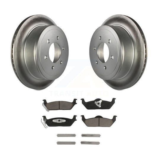 Coated Disc Rotors and Ceramic Brake Pads Kit-KGC-101736 - Kit.bestparts.ca
