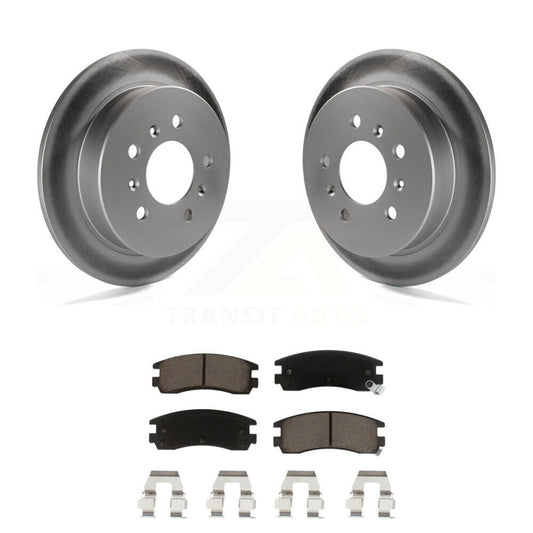 Coated Disc Rotors and Ceramic Brake Pads Kit-KGC-101740 - Kit.bestparts.ca