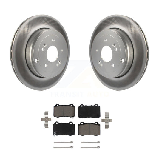 Coated Disc Rotors and Ceramic Brake Pads Kit-KGC-101743 - Kit.bestparts.ca