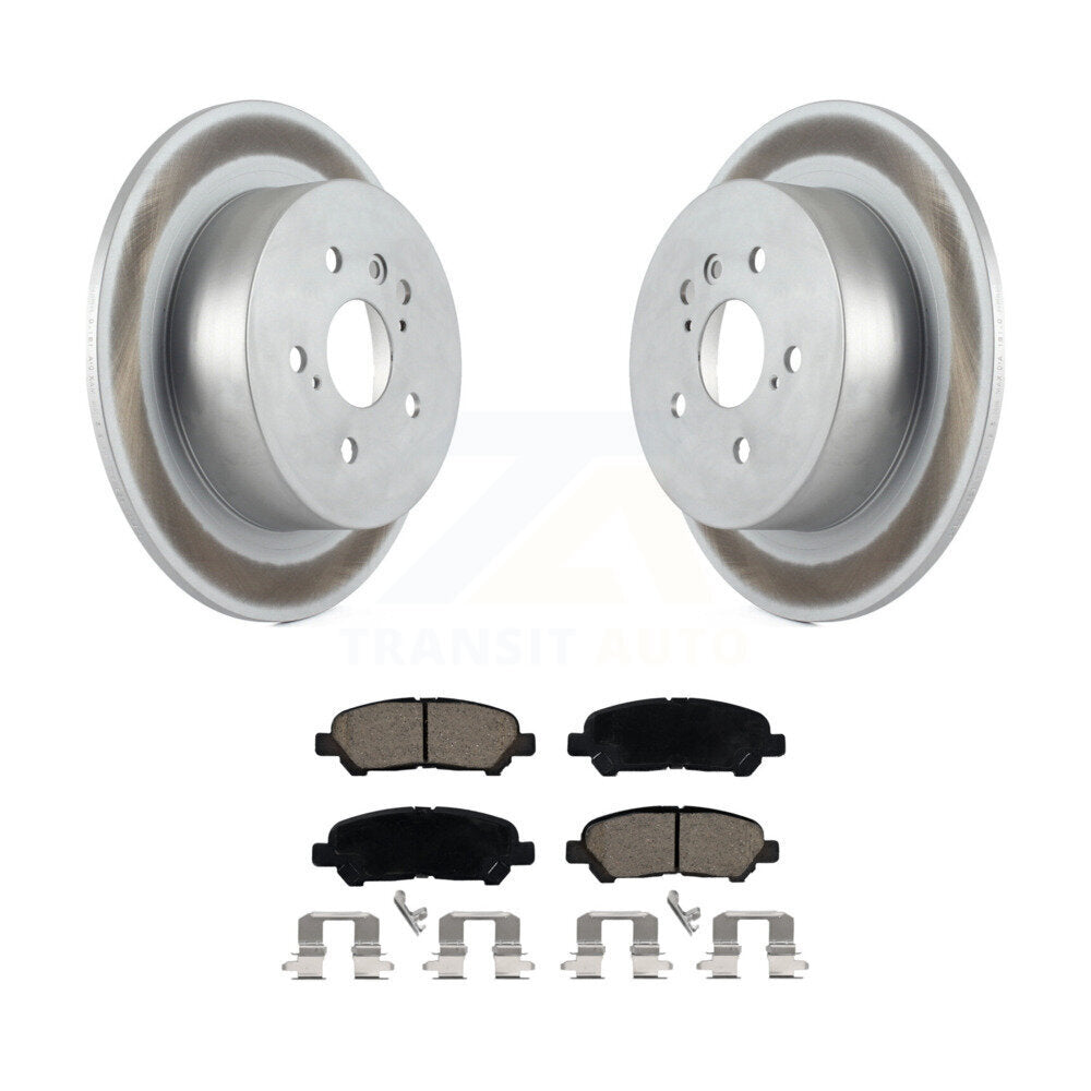 Coated Disc Rotors and Ceramic Brake Pads Kit-KGC-101762 - Kit.bestparts.ca