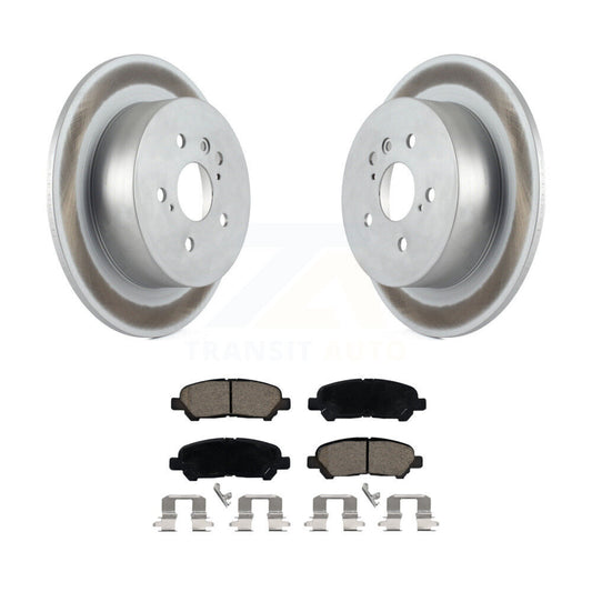 Coated Disc Rotors and Ceramic Brake Pads Kit-KGC-101762 - Kit.bestparts.ca