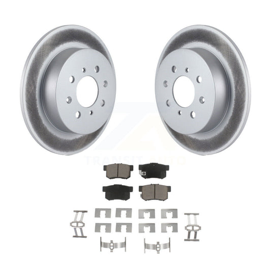 Coated Disc Rotors and Ceramic Brake Pads Kit-KGC-101765 - Kit.bestparts.ca
