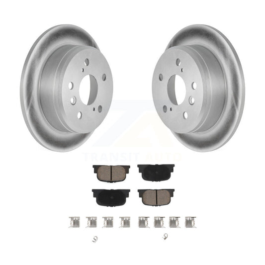 Coated Disc Rotors and Ceramic Brake Pads Kit-KGC-101773 - Kit.bestparts.ca