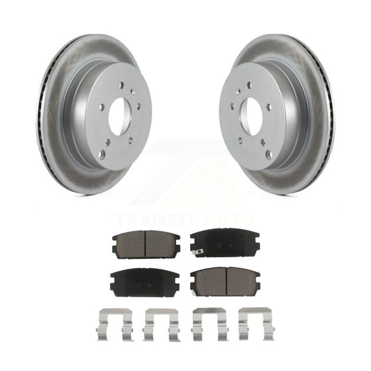 Coated Disc Rotors and Ceramic Brake Pads Kit-KGC-101776 - Kit.bestparts.ca