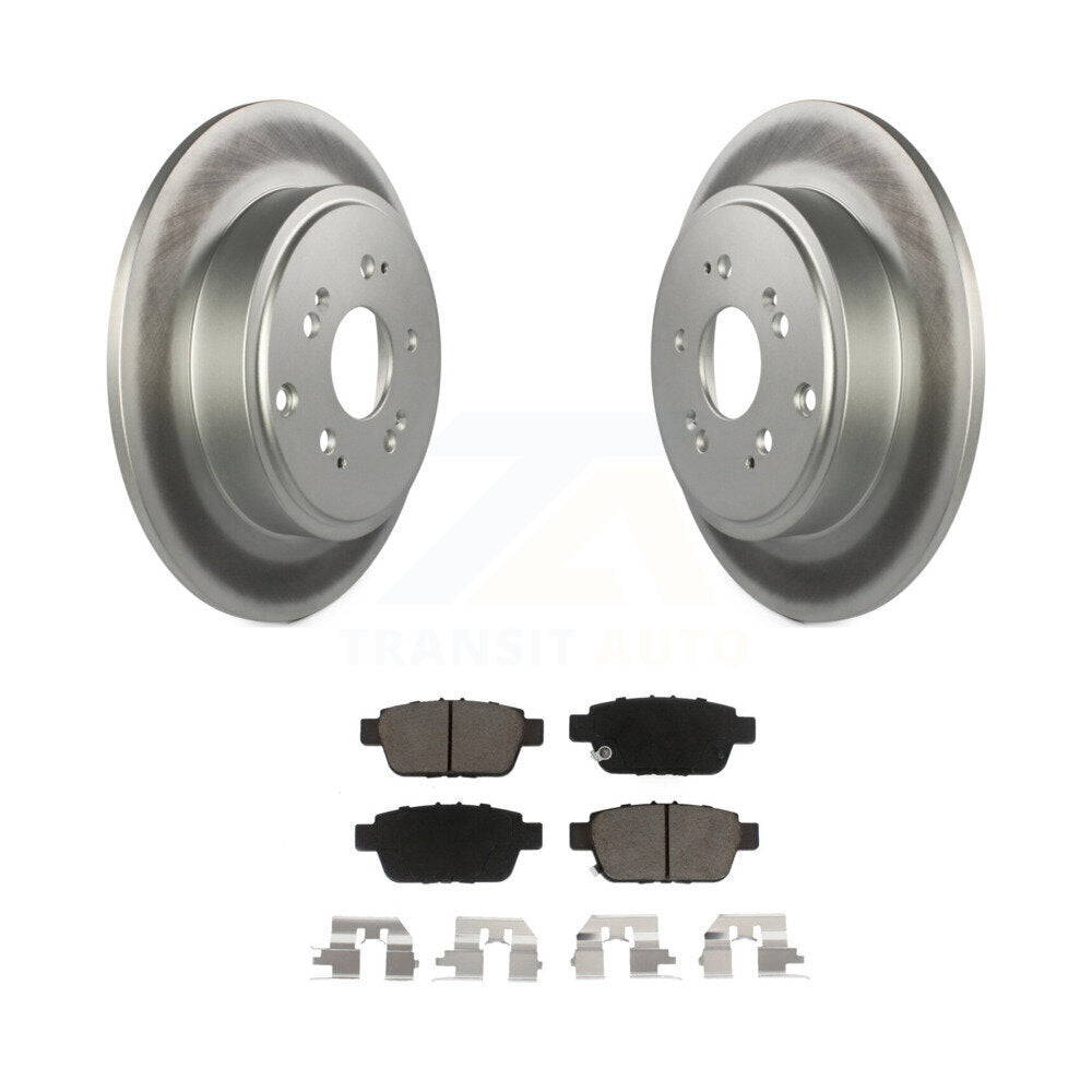 Coated Disc Rotors and Ceramic Brake Pads Kit-KGC-101787 - Kit.bestparts.ca