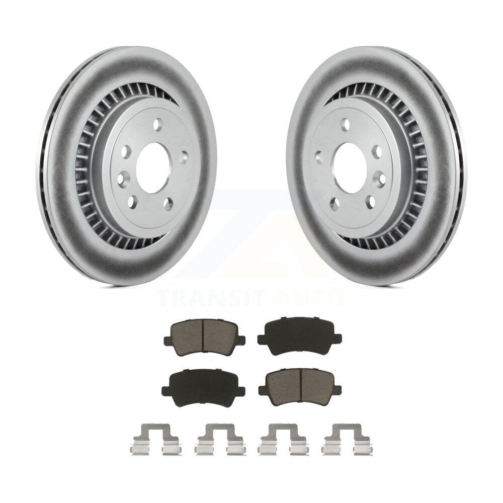 Coated Disc Rotors and Ceramic Brake Pads Kit-KGC-101796 - Kit.bestparts.ca