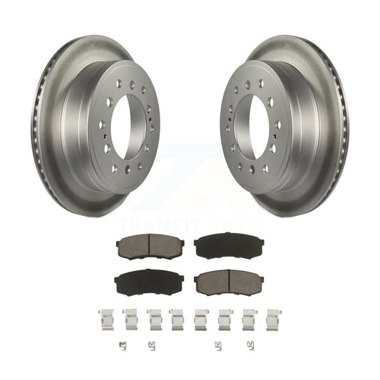 Coated Disc Rotors and Ceramic Brake Pads Kit-KGC-101805 - Kit.bestparts.ca