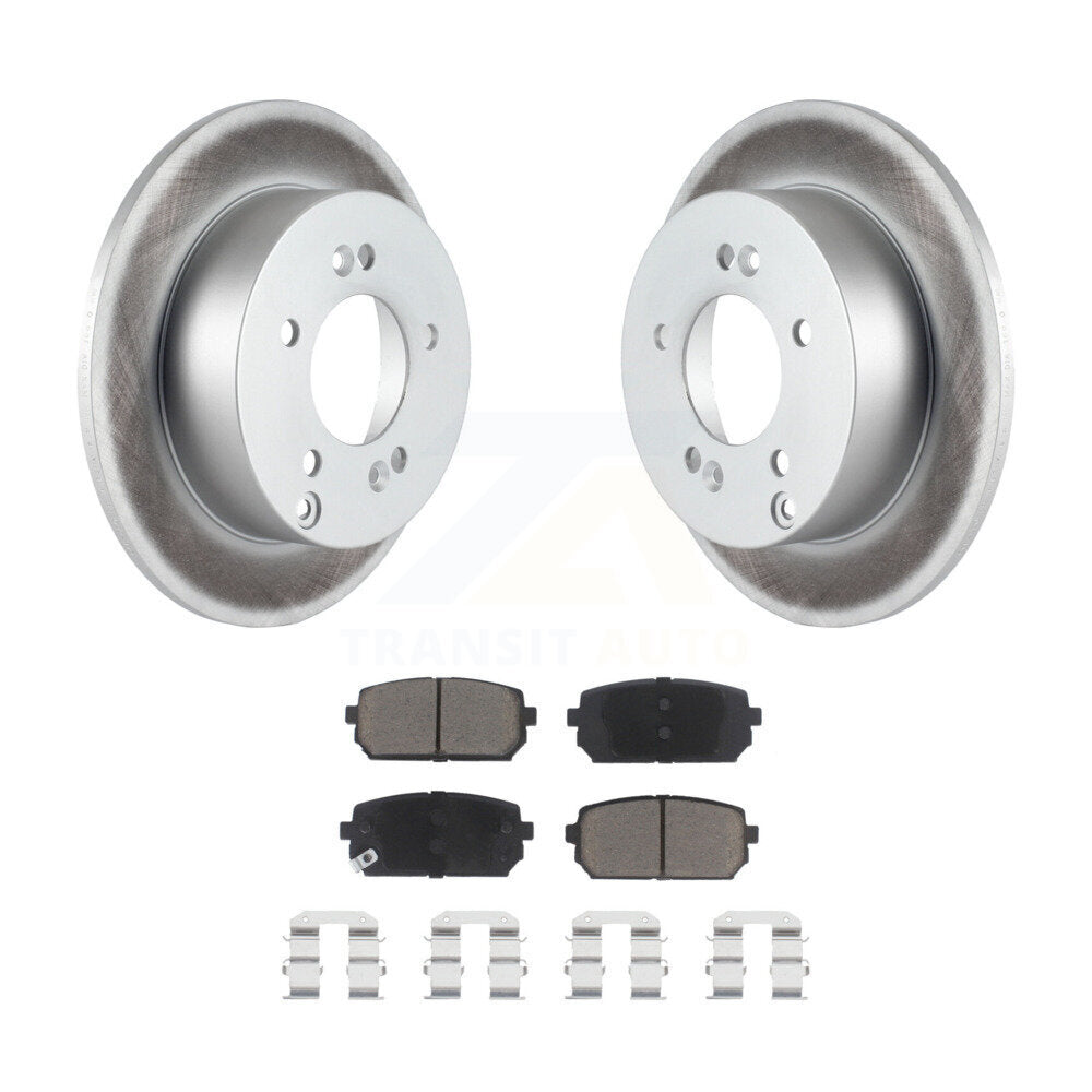 Coated Disc Rotors and Ceramic Brake Pads Kit-KGC-101808 - Kit.bestparts.ca
