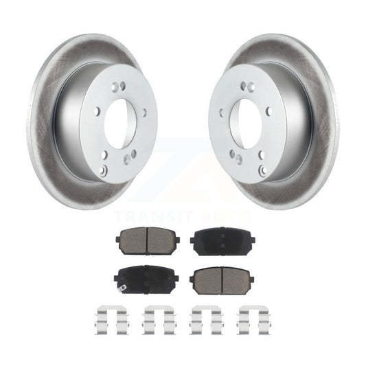 Coated Disc Rotors and Ceramic Brake Pads Kit-KGC-101808 - Kit.bestparts.ca