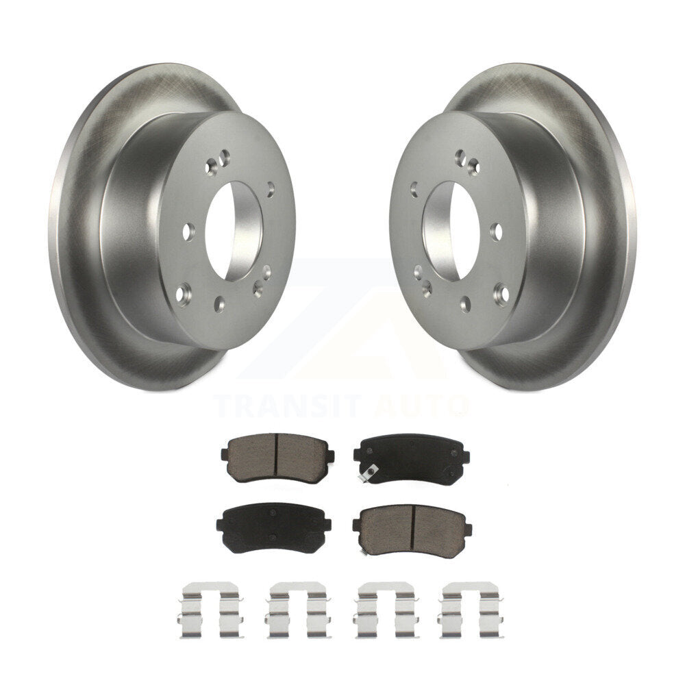 Coated Disc Rotors and Ceramic Brake Pads Kit-KGC-101827 - Kit.bestparts.ca