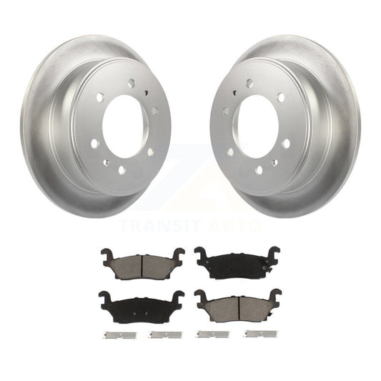 Coated Disc Rotors and Ceramic Brake Pads Kit-KGC-101853 - Kit.bestparts.ca