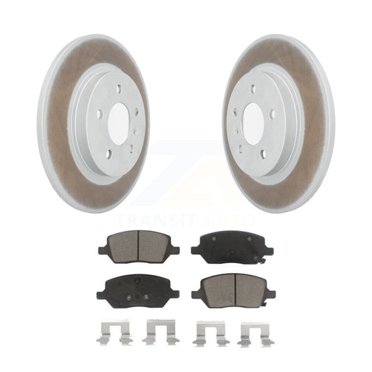 Coated Disc Rotors and Ceramic Brake Pads Kit-KGC-101865 - Kit.bestparts.ca