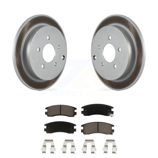 Coated Disc Rotors and Ceramic Brake Pads Kit-KGC-101869 - Kit.bestparts.ca
