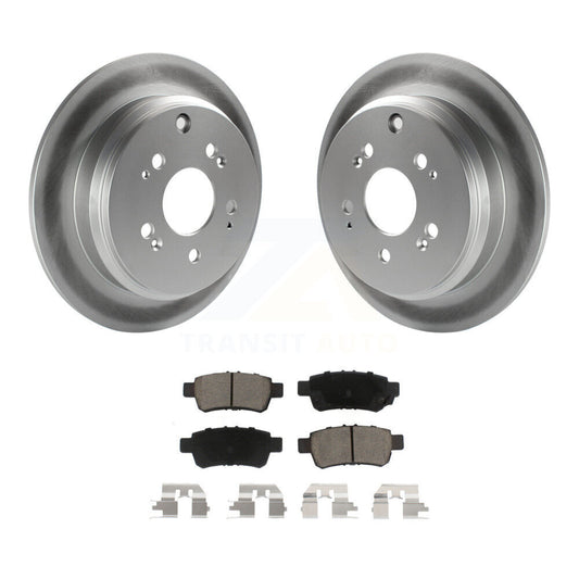 Coated Disc Rotors and Ceramic Brake Pads Kit-KGC-101873 - Kit.bestparts.ca