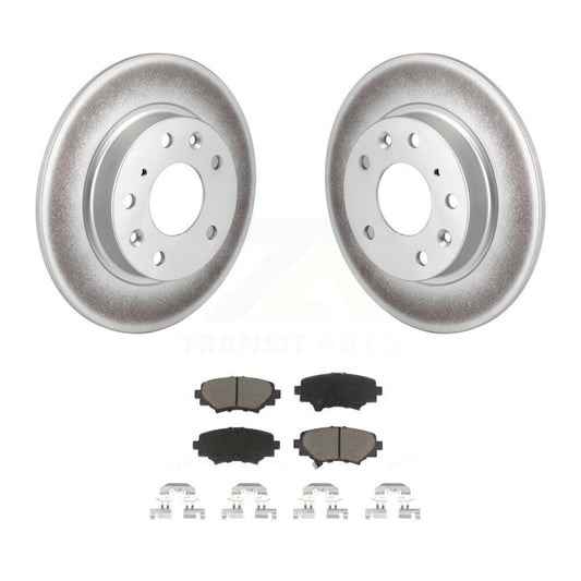 Coated Disc Rotors and Ceramic Brake Pads Kit-KGC-101883 - Kit.bestparts.ca