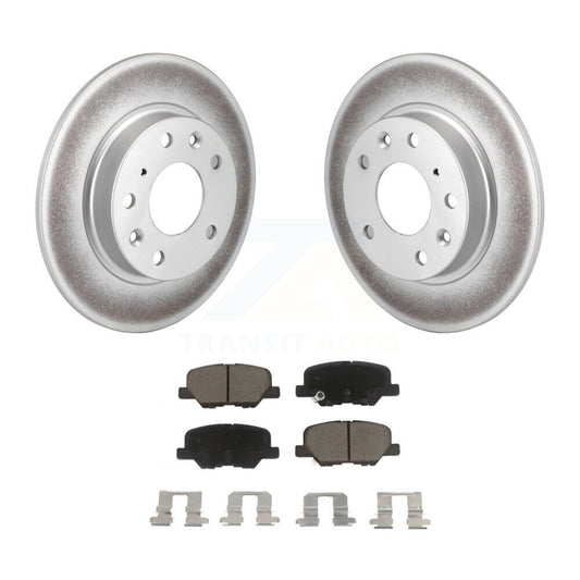 Coated Disc Rotors and Ceramic Brake Pads Kit-KGC-101884 - Kit.bestparts.ca