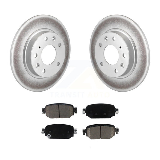 Coated Disc Rotors and Ceramic Brake Pads Kit-KGC-101885 - Kit.bestparts.ca