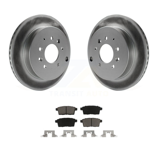 Coated Disc Rotors and Ceramic Brake Pads Kit-KGC-101886 - Kit.bestparts.ca