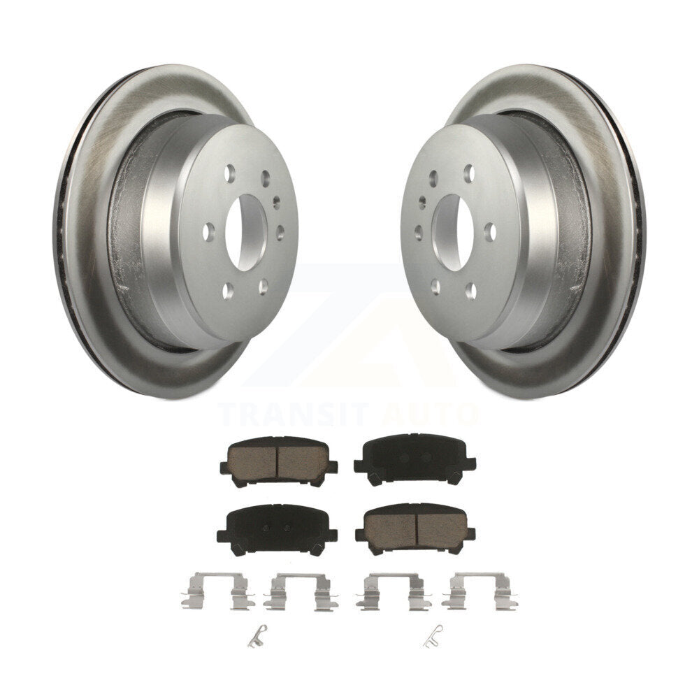 Coated Disc Rotors and Ceramic Brake Pads Kit-KGC-101888 - Kit.bestparts.ca