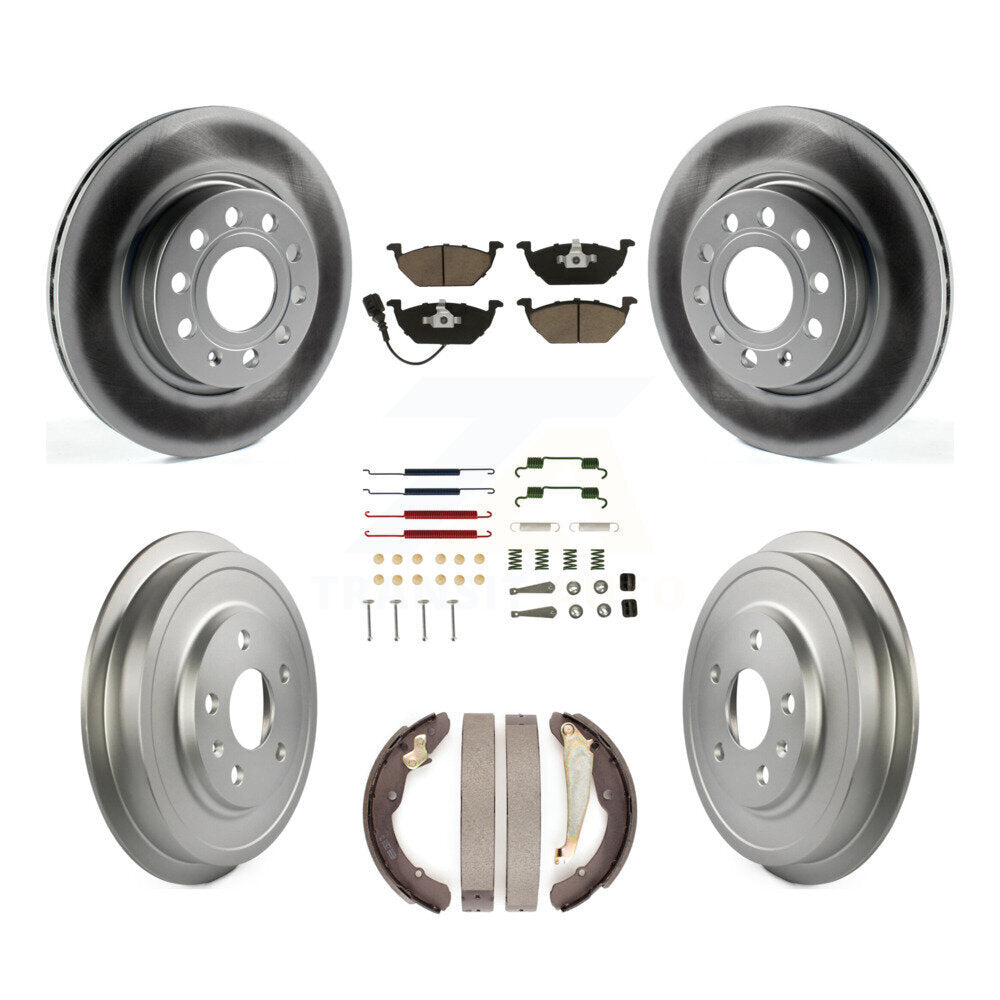 Coated Disc Rotors and Ceramic Brake Pads Kit-KGC-101890 - Kit.bestparts.ca