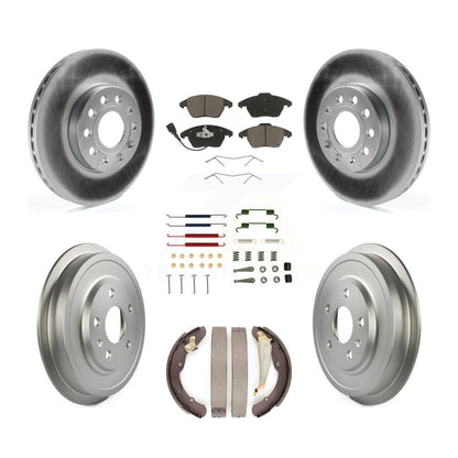 Coated Disc Rotors and Ceramic Brake Pads Kit-KGC-101891 - Kit.bestparts.ca