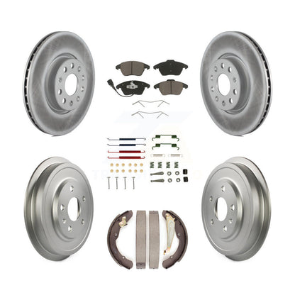 Coated Disc Rotors and Ceramic Brake Pads Kit-KGC-101892 - Kit.bestparts.ca