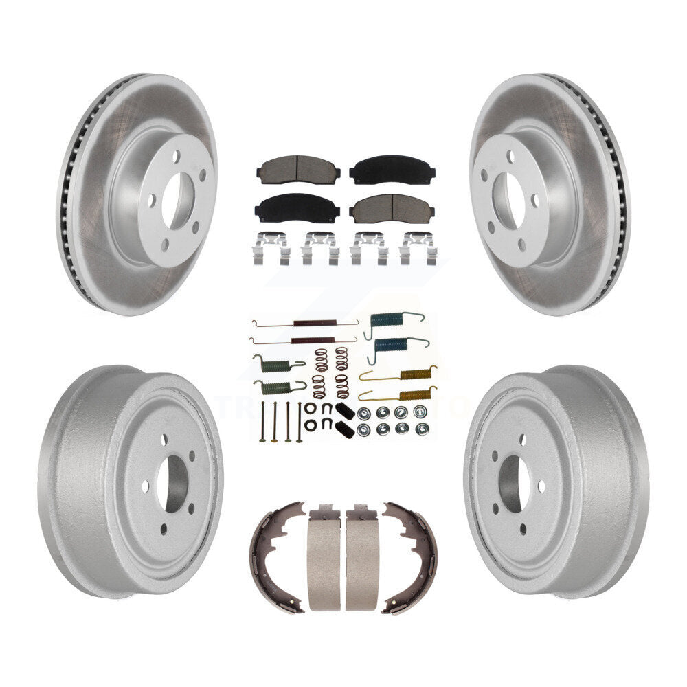 Coated Disc Rotors and Ceramic Brake Pads Kit-KGC-101893 - Kit.bestparts.ca Kit.bestparts.ca