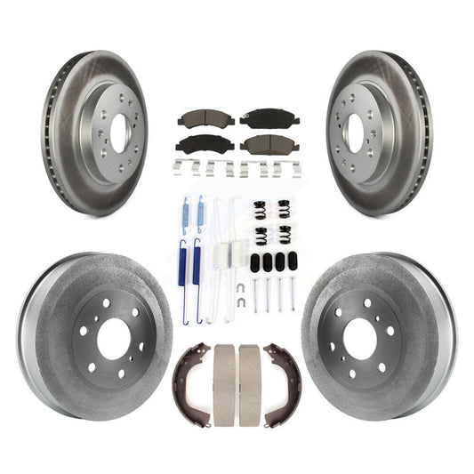 Coated Disc Rotors and Ceramic Brake Pads Kit-KGC-101895 - Kit.bestparts.ca