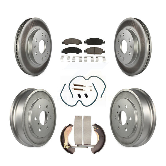 Coated Disc Rotors and Ceramic Brake Pads Kit-KGC-101897 - Kit.bestparts.ca