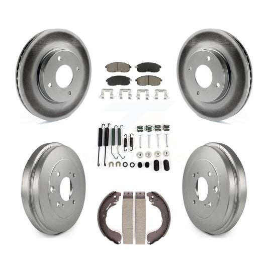 Coated Disc Rotors and Ceramic Brake Pads Kit-KGC-101901 - Kit.bestparts.ca
