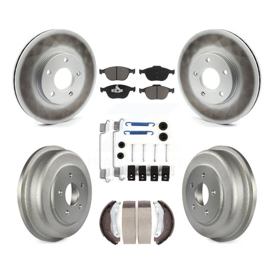 Coated Disc Rotors and Ceramic Brake Pads Kit-KGC-101902 - Kit.bestparts.ca