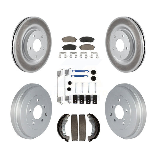 Coated Disc Rotors and Ceramic Brake Pads Kit-KGC-101904 - Kit.bestparts.ca