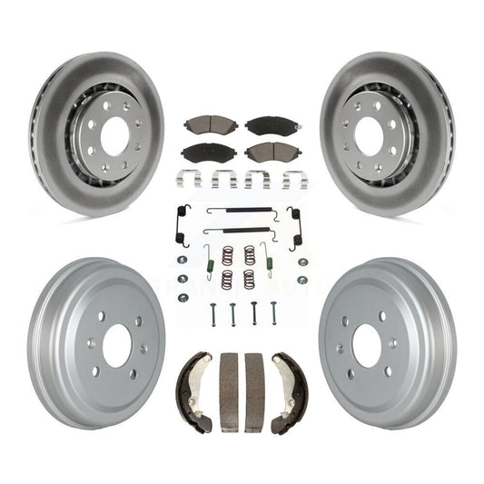 Coated Disc Rotors and Ceramic Brake Pads Kit-KGC-101905 - Kit.bestparts.ca