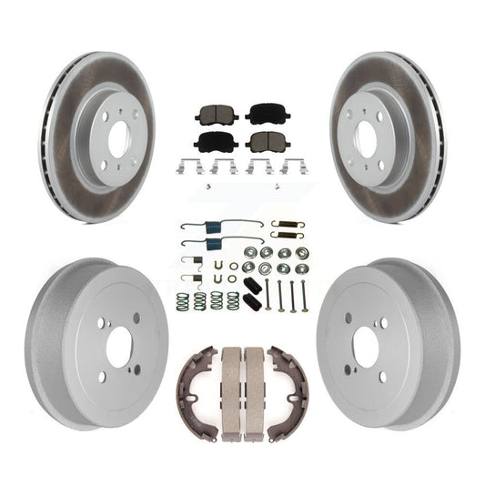 Coated Disc Rotors and Ceramic Brake Pads Kit-KGC-101907 - Kit.bestparts.ca
