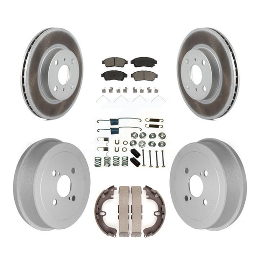 Coated Disc Rotors and Ceramic Brake Pads Kit-KGC-101908 - Kit.bestparts.ca