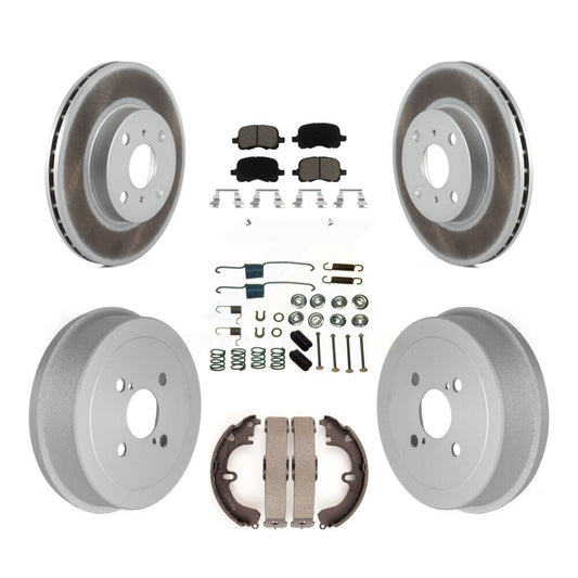 Coated Disc Rotors and Ceramic Brake Pads Kit-KGC-101909 - Kit.bestparts.ca