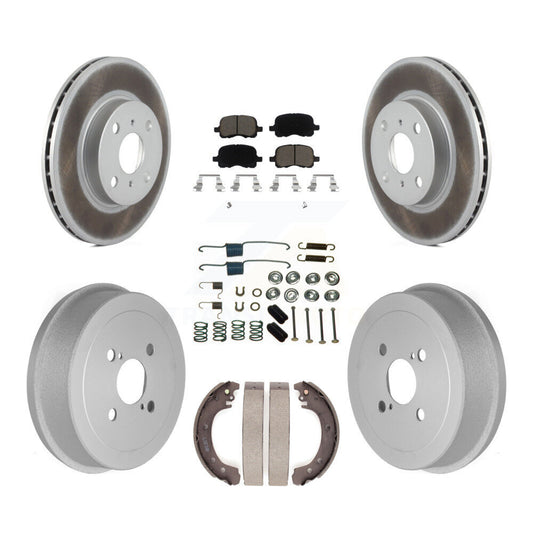 Coated Disc Rotors and Ceramic Brake Pads Kit-KGC-101910 - Kit.bestparts.ca