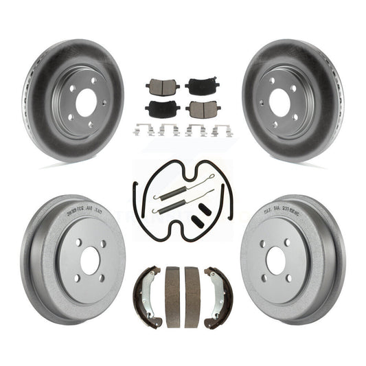 Coated Disc Rotors and Ceramic Brake Pads Kit-KGC-101917 - Kit.bestparts.ca