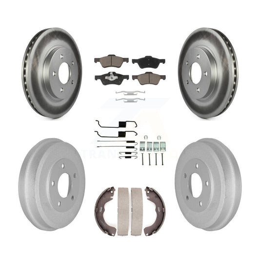 Coated Disc Rotors and Ceramic Brake Pads Kit-KGC-101920 - Kit.bestparts.ca