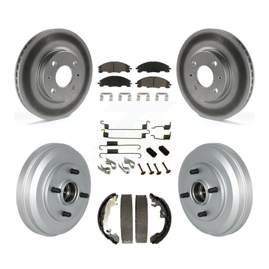 Coated Disc Rotors and Ceramic Brake Pads Kit-KGC-101921 - Kit.bestparts.ca