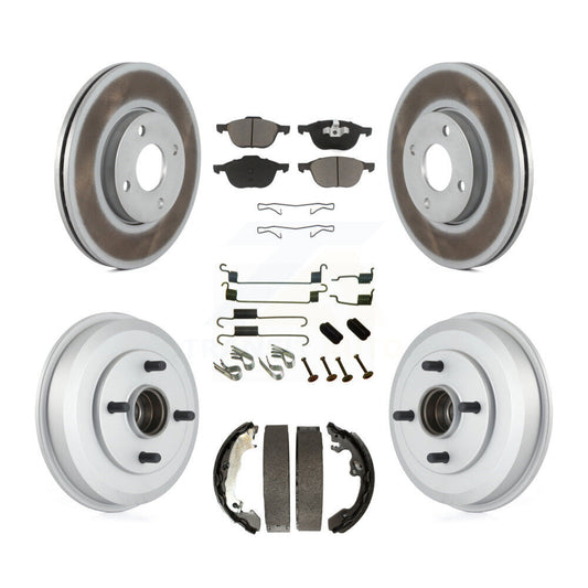 Coated Disc Rotors and Ceramic Brake Pads Kit-KGC-101922 - Kit.bestparts.ca