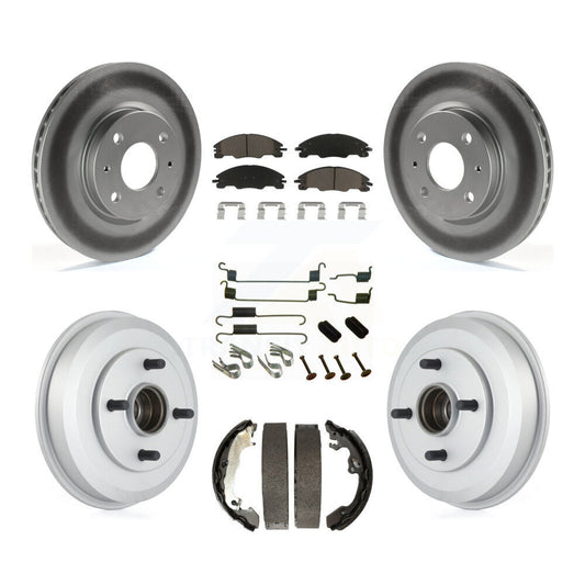 Coated Disc Rotors and Ceramic Brake Pads Kit-KGC-101923 - Kit.bestparts.ca