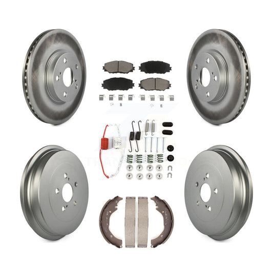 Coated Disc Rotors and Ceramic Brake Pads Kit-KGC-101926 - Kit.bestparts.ca