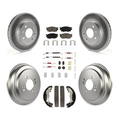 Coated Disc Rotors and Ceramic Brake Pads Kit-KGC-101927 - Kit.bestparts.ca