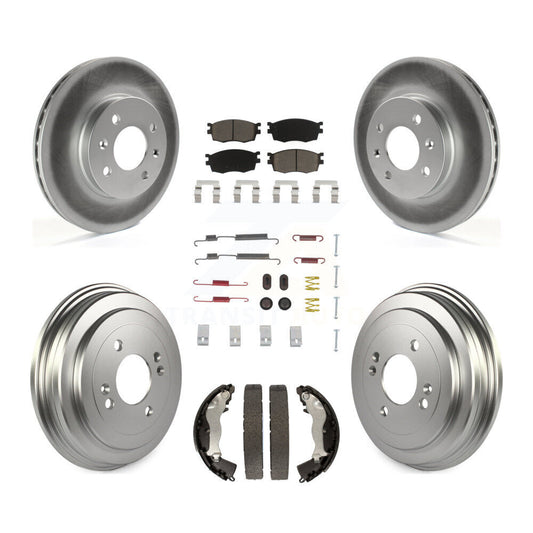 Coated Disc Rotors and Ceramic Brake Pads Kit-KGC-101927 - Kit.bestparts.ca