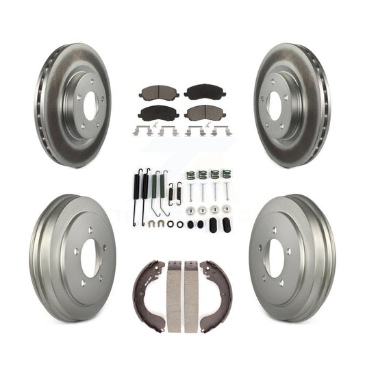 Coated Disc Rotors and Ceramic Brake Pads Kit-KGC-101928 - Kit.bestparts.ca
