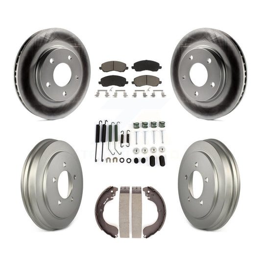 Coated Disc Rotors and Ceramic Brake Pads Kit-KGC-101929 - Kit.bestparts.ca